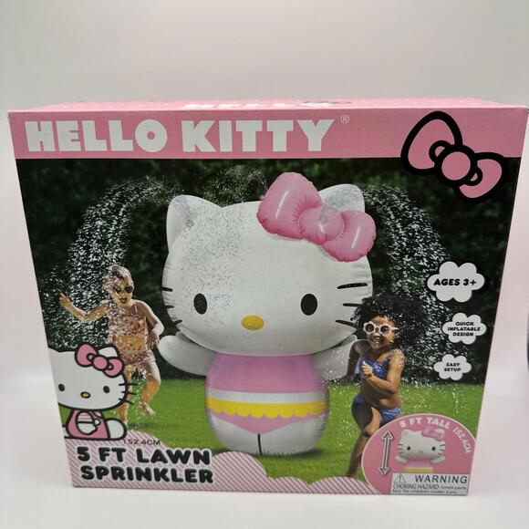 Sanrio | Toys | New Sanrio Hello Kitty 5ft Tall Inflatable Pool Lawn ...